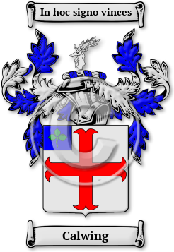 Calwing Family Crest Download (JPG) Legacy Series - 600 DPI