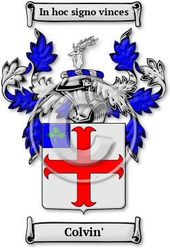 Colvin' Family Crest Download (JPG) Legacy Series - 600 DPI