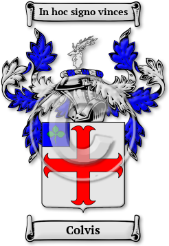 Colvis Family Crest Download (jpg) Legacy Series - 150 DPI