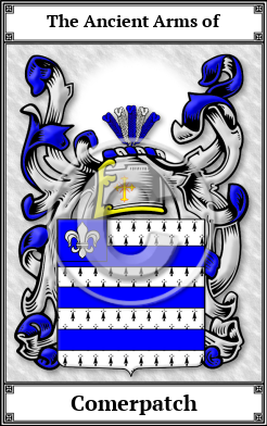Comerpatch Family Crest Download (JPG)  Book Plated - 150 DPI