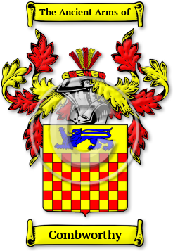 Combworthy Family Crest Download (jpg) Legacy Series - 150 DPI