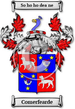 Comerfearde Family Crest Download (jpg) Legacy Series - 150 DPI