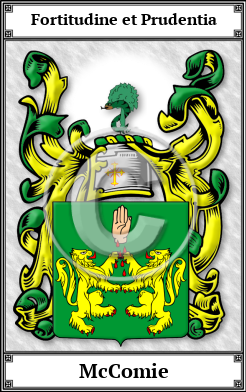 McComie Family Crest Download (JPG) Book Plated - 600 DPI