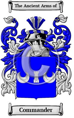 Commander Family Crest Download (JPG) Heritage Series - 600 DPI