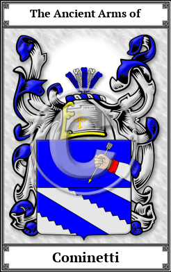 Cominetti Family Crest Download (JPG)  Book Plated - 150 DPI