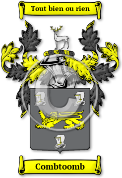 Combtoomb Family Crest Download (jpg) Legacy Series - 150 DPI