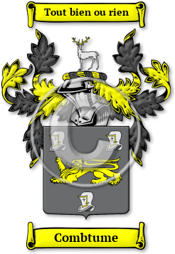 Combtume Family Crest Download (JPG) Legacy Series - 600 DPI