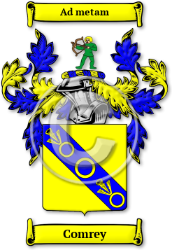 Comrey Family Crest Download (jpg) Legacy Series - 150 DPI