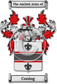 Coning Family Crest Download (jpg) Legacy Series - 150 DPI
