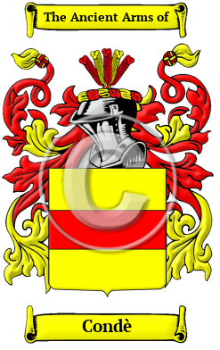 Condè Family Crest Download (JPG) Heritage Series - 300 DPI