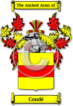 Condé Family Crest Download (JPG) Legacy Series - 600 DPI