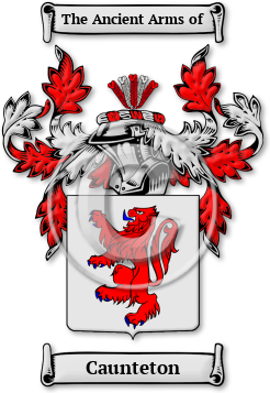 Caunteton Family Crest Download (jpg) Legacy Series - 150 DPI