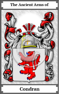 Condran Family Crest Download (JPG)  Book Plated - 150 DPI