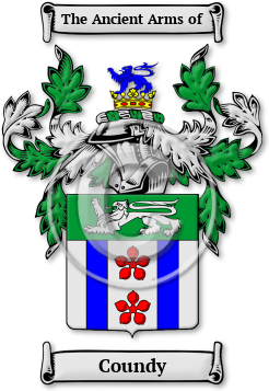Coundy Family Crest Download (jpg) Legacy Series - 150 DPI