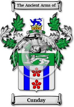Cunday Family Crest Download (jpg) Legacy Series - 150 DPI