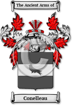 Conelleau Family Crest Download (jpg) Legacy Series - 150 DPI