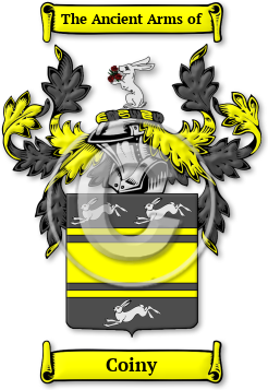 Coiny Family Crest Download (jpg) Legacy Series - 150 DPI