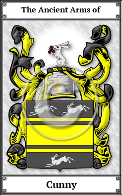 Cunny Family Crest Download (JPG)  Book Plated - 150 DPI