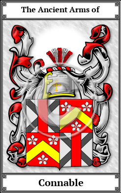 Connable Family Crest Download (JPG) Book Plated - 600 DPI