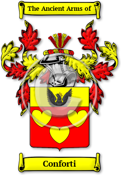 Conforti Family Crest Download (JPG) Legacy Series - 300 DPI