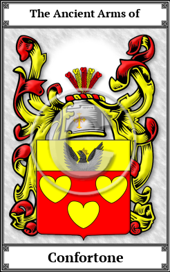 Confortone Family Crest Download (JPG)  Book Plated - 150 DPI