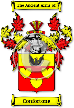 Confortone Family Crest Download (jpg) Legacy Series - 150 DPI