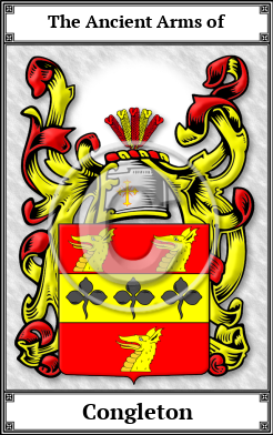 Congleton Family Crest Download (JPG)  Book Plated - 150 DPI