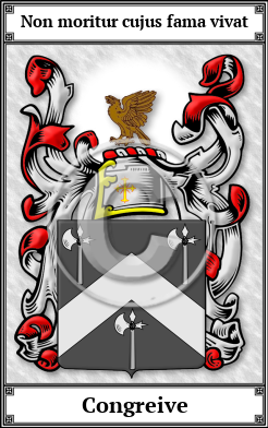 Congreive Family Crest Download (JPG)  Book Plated - 150 DPI