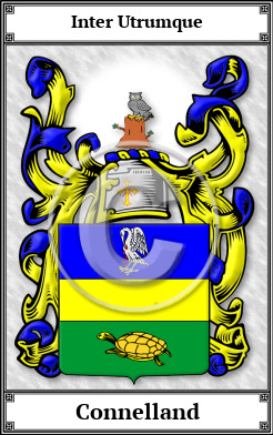 Connelland Family Crest Download (JPG)  Book Plated - 150 DPI