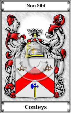 Conleys Family Crest Download (JPG)  Book Plated - 150 DPI
