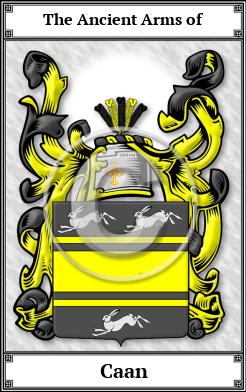 Caan Family Crest Download (JPG)  Book Plated - 150 DPI