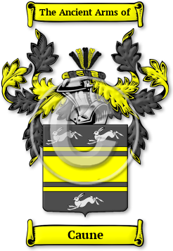 Caune Family Crest Download (JPG) Legacy Series - 600 DPI