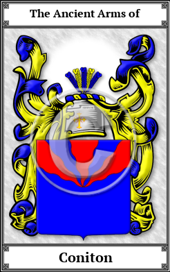 Coniton Family Crest Download (JPG)  Book Plated - 150 DPI