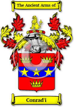 Conrad'i Family Crest Download (JPG) Legacy Series - 600 DPI