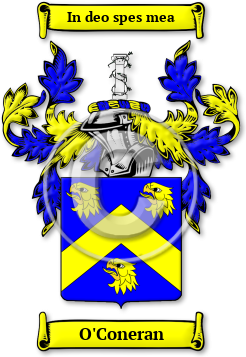 O'Coneran Family Crest Download (jpg) Legacy Series - 150 DPI