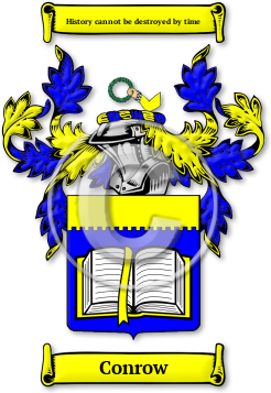 Conrow Family Crest Download (jpg) Legacy Series - 150 DPI