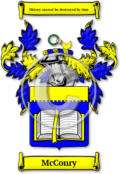 McConry Family Crest Download (jpg) Legacy Series - 150 DPI