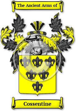 Cossentine Family Crest Download (jpg) Legacy Series - 150 DPI