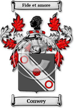 Conwey Family Crest Download (jpg) Legacy Series - 150 DPI
