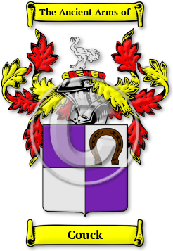 Couck Family Crest Download (jpg) Legacy Series - 150 DPI