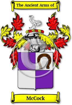 McCock Family Crest Download (jpg) Legacy Series - 150 DPI