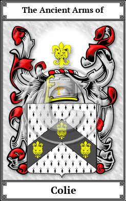 Colie Family Crest Download (JPG)  Book Plated - 150 DPI