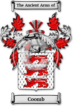 Coomb Family Crest Download (jpg) Legacy Series - 150 DPI