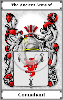 Counahant Family Crest Download (JPG)  Book Plated - 150 DPI