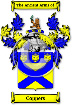 Coppers Family Crest Download (jpg) Legacy Series - 150 DPI