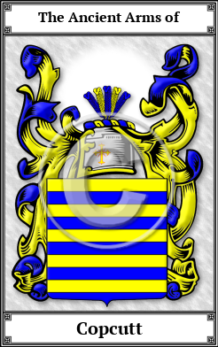 Copcutt Family Crest Download (JPG)  Book Plated - 150 DPI