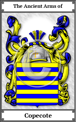 Copecote Family Crest Download (JPG)  Book Plated - 150 DPI