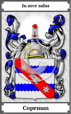 Copeman Family Crest Download (JPG) Book Plated - 600 DPI