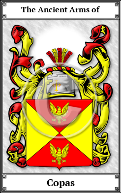 Copas Family Crest Download (JPG)  Book Plated - 150 DPI