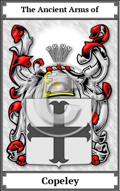 Copeley Family Crest Download (JPG)  Book Plated - 150 DPI